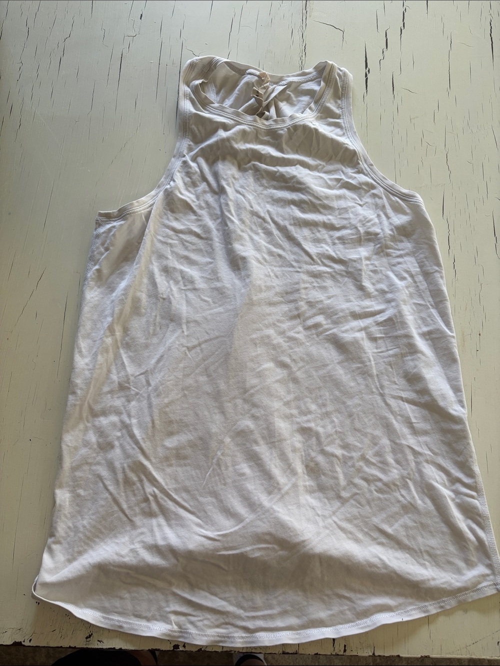 lululemon athletica White Racerback Tank Top
